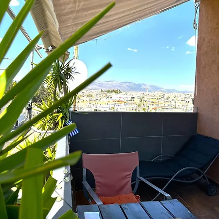 Apartment αfrodite! Roof Studio--wonderful View *