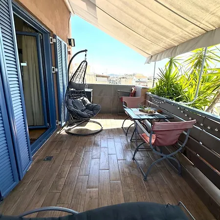 αfrodite! Roof Studio--wonderful View Apartment